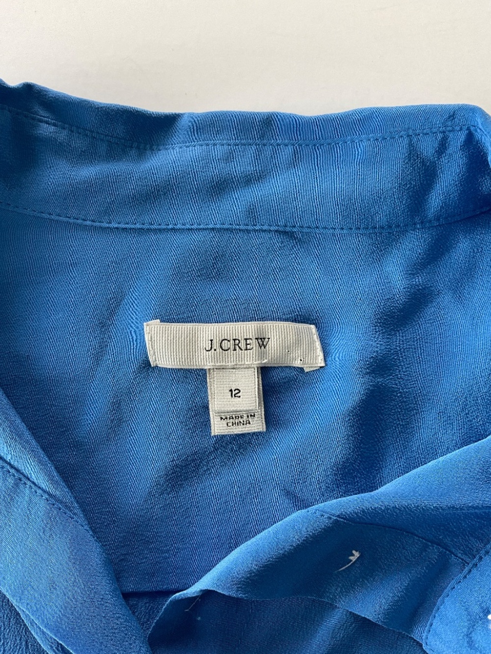 J. Crew Classic-Fit Silk Shirt - Picture 5 of 6